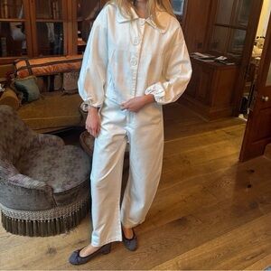 MANY MANY CLOTHES White Denim set